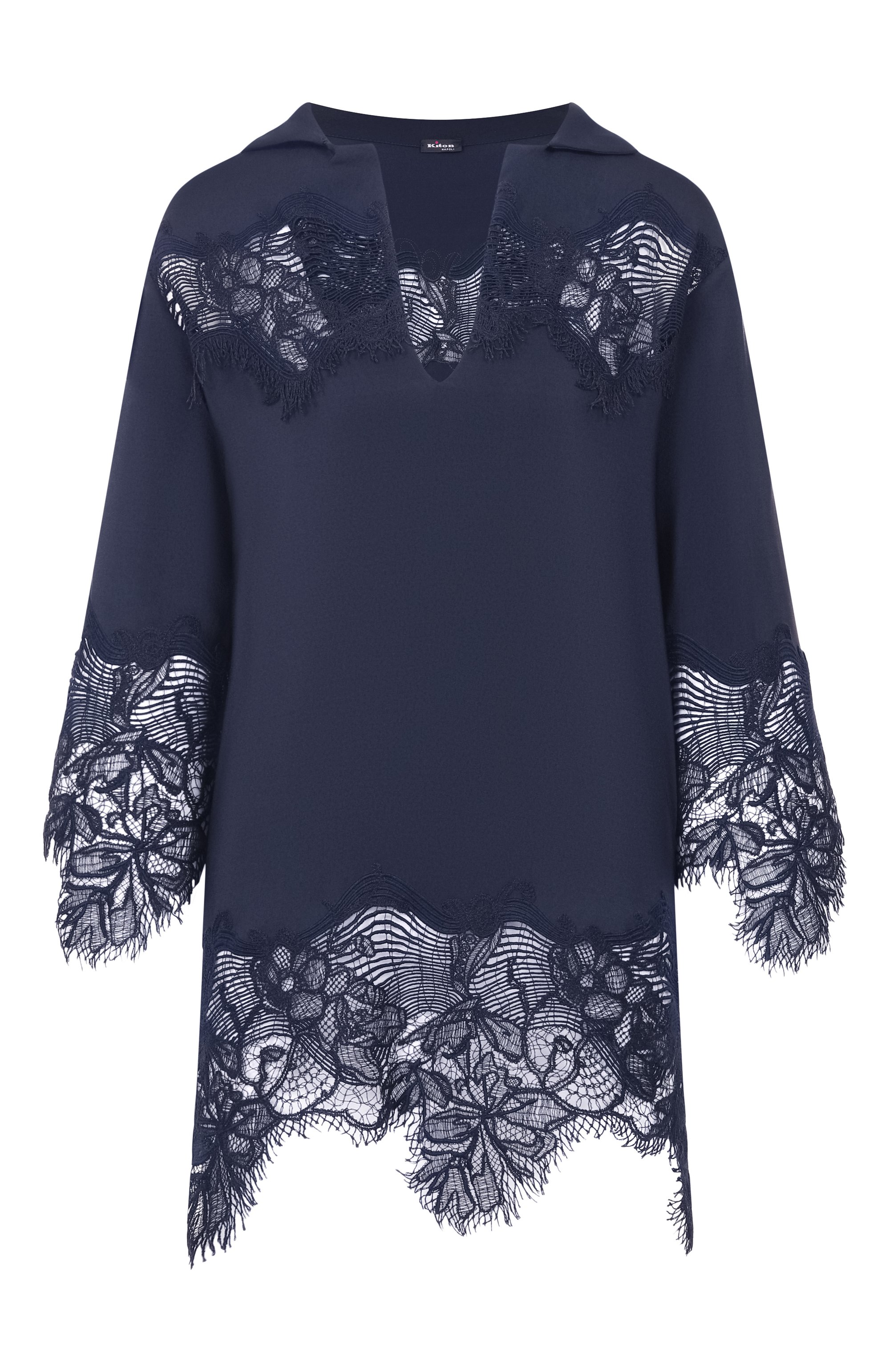 Хлопковая блузка KITON, арт. D61460K0853G, фото 1