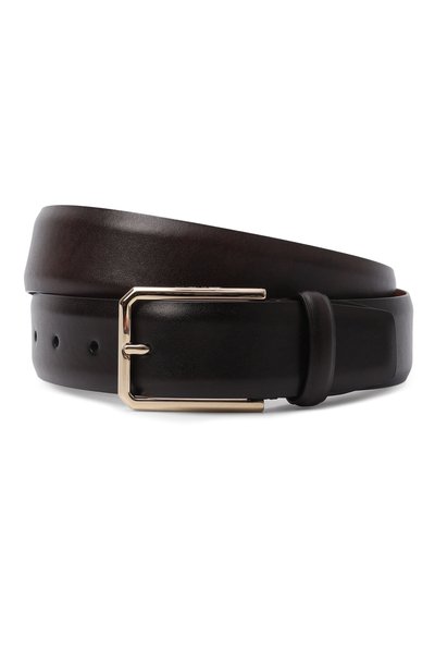 Мужской кожаный ремень SANTONI, арт. CM35VS003B91H0BR