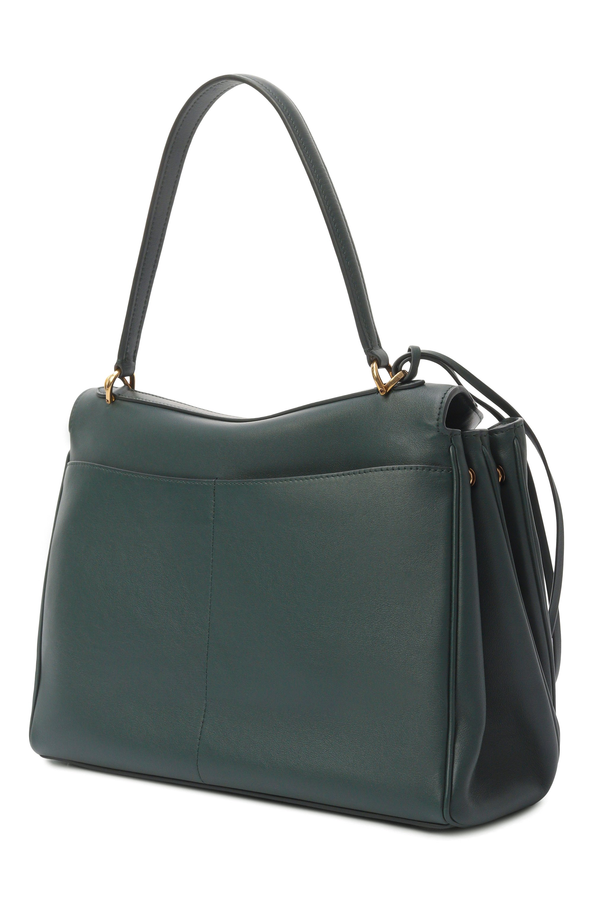 Сумка rodeo medium BALENCIAGA темно-зеленого цвета по цене 599500 руб., арт. 789772/2AA4V, фото 4 Сумка rodeo medium BALENCIAGA, арт. 789772/2AA4V, фото 4