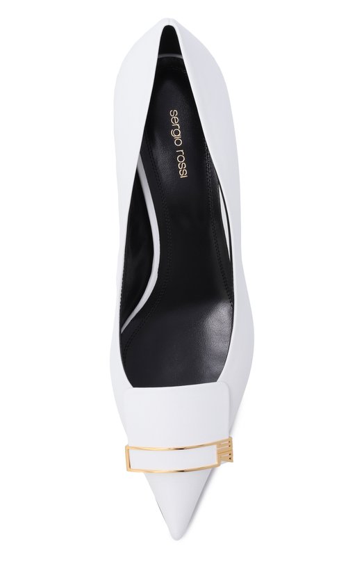 Кожаные туфли Sr1 Sergio Rossi B14491/MMVN13 Белый  B14491/MMVN13 Фото 6