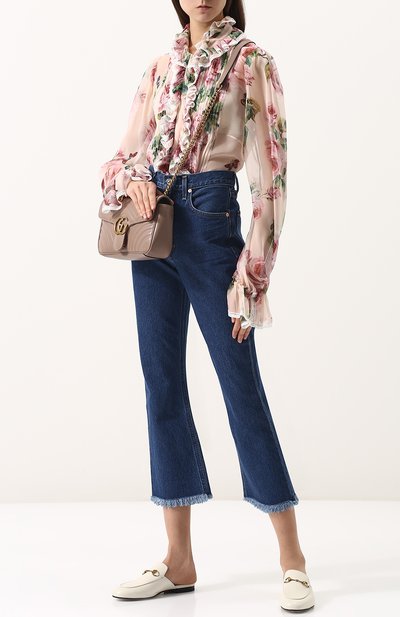 Кожаные сабо princetown GUCCI, арт. 423513/C9D00, фото 2