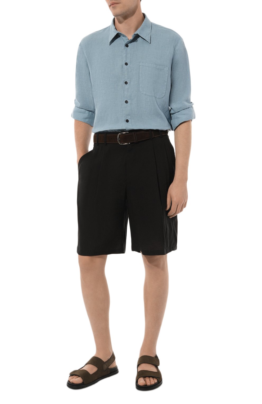 Льняная рубашка HANNES ROETHER, арт. K0N29ZESS.608, фото 2