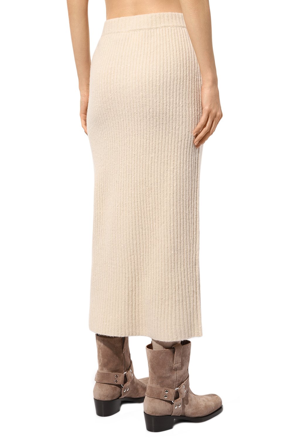 Юбка из шерсти и кашемира CO кремового цвета по цене 87850 руб., арт. 7015BMSW, фото 4 Юбка из шерсти и кашемира CO, арт. 7015BMSW, фото 4