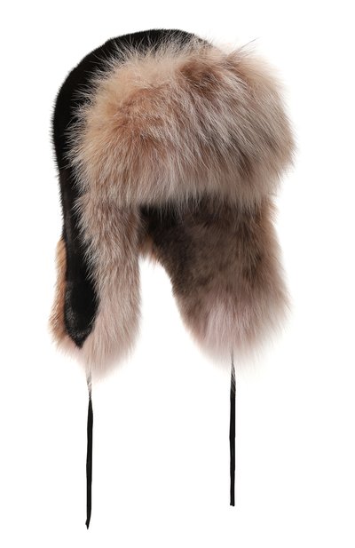 Шапка-ушанка из меха норки и рыси FURLAND, арт. 0139616110008300000, фото 1