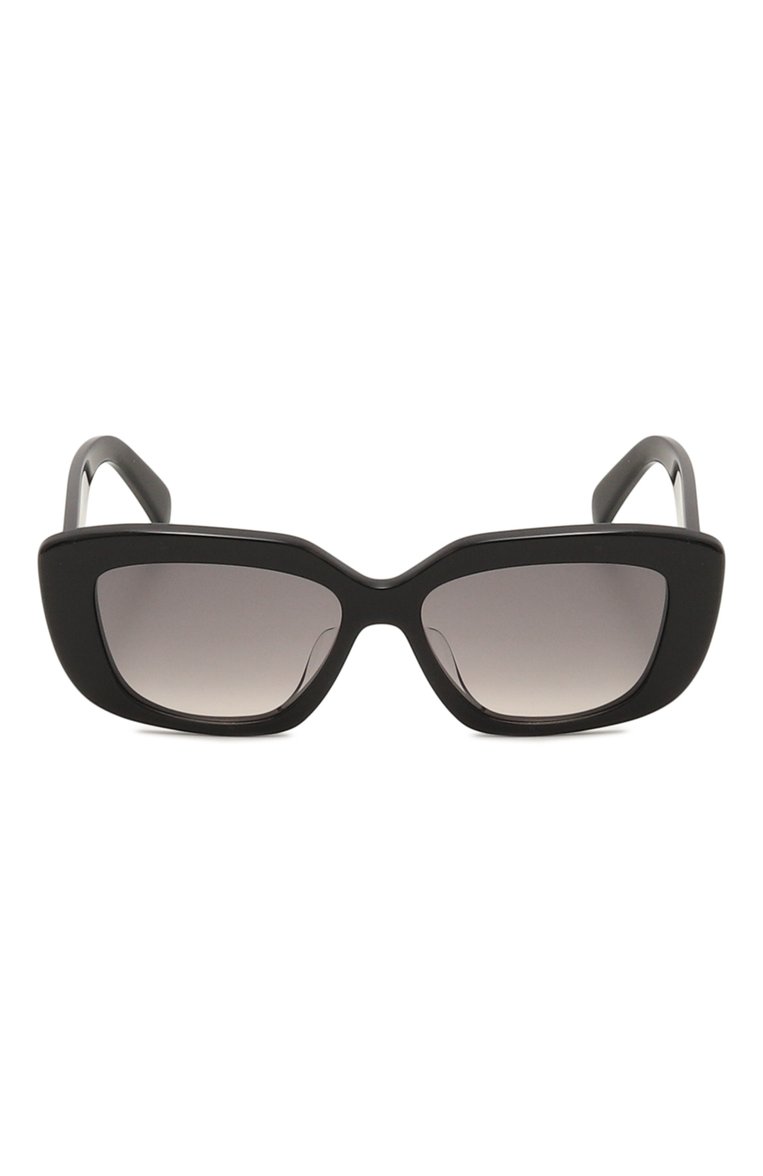 Женские солнцезащитные очки CELINE EYEWEAR черного цвета, арт. CL40216U 01F | Фото 3 (Нос: Не проставлено; Региональные ограничения белый список (Axapta Mercury): Не проставлено; Тип очков: С/з; Материал: Пластик; Оптика Гендер: оптика-женское; Очки форма: Прямоугольные)
