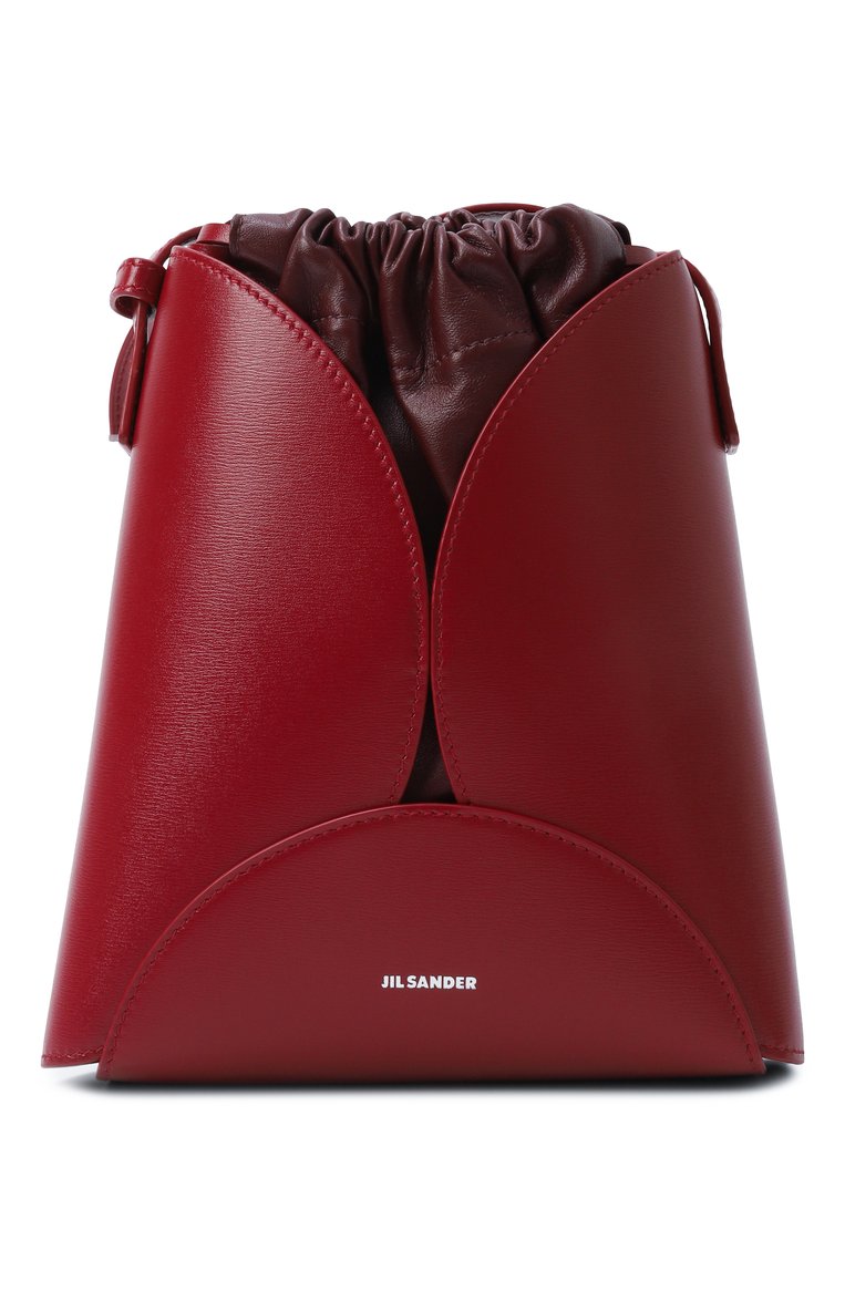 Женская сумка curve JIL SANDER  цвета, арт. J07WG0082/P7101 | Фото 1 (Ремень/цепочка: На ремешке; Размер: small; Автоматизация ТО: Проставлено; Автоматизация состава: Проставлено; Материал: Натуральная кожа)