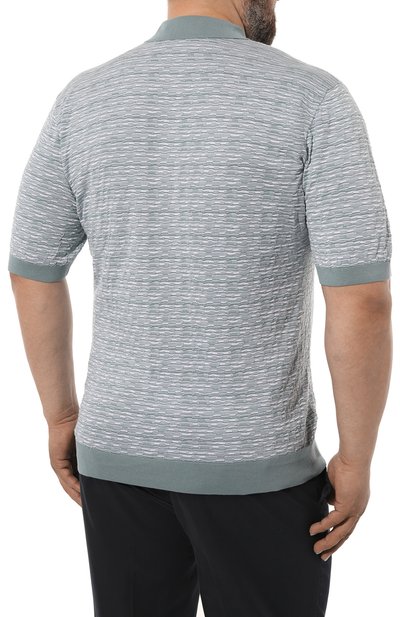 Хлопковое поло ANDREA CAMPAGNA, арт. SU23-93103/60, фото 4