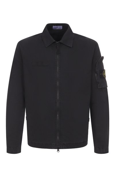 Хлопковая куртка-рубашка STONE ISLAND, арт. K1S151200003/S0004, фото 1