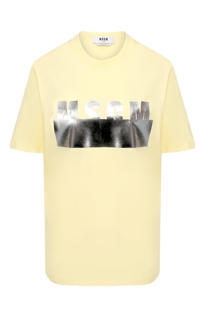 Женская хлопковая футболка MSGM, арт. 2842MDM180 207498