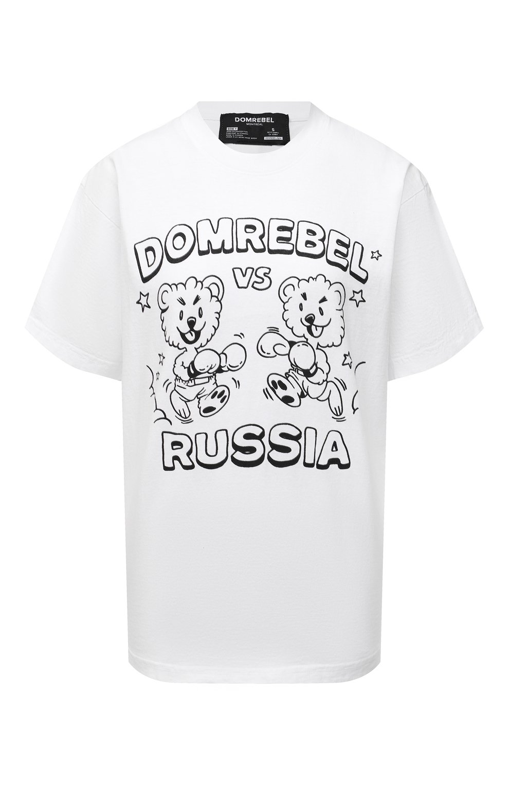 Хлопковая футболка DOMREBEL, арт. FACE-0FF/T-SHIRT, фото 1