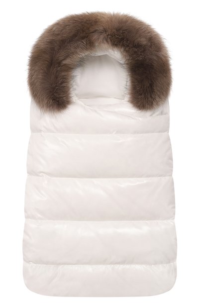 Пуховый конверт с отделкой из енота CHEPE, арт. 251314