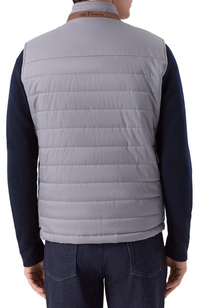 Утепленный жилет KITON, арт. UW2195V0422H08/48-60, фото 4