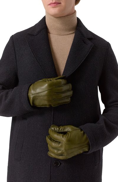 Кожаные перчатки CORNELIANI, арт. 26Q305-2620582, фото 2
