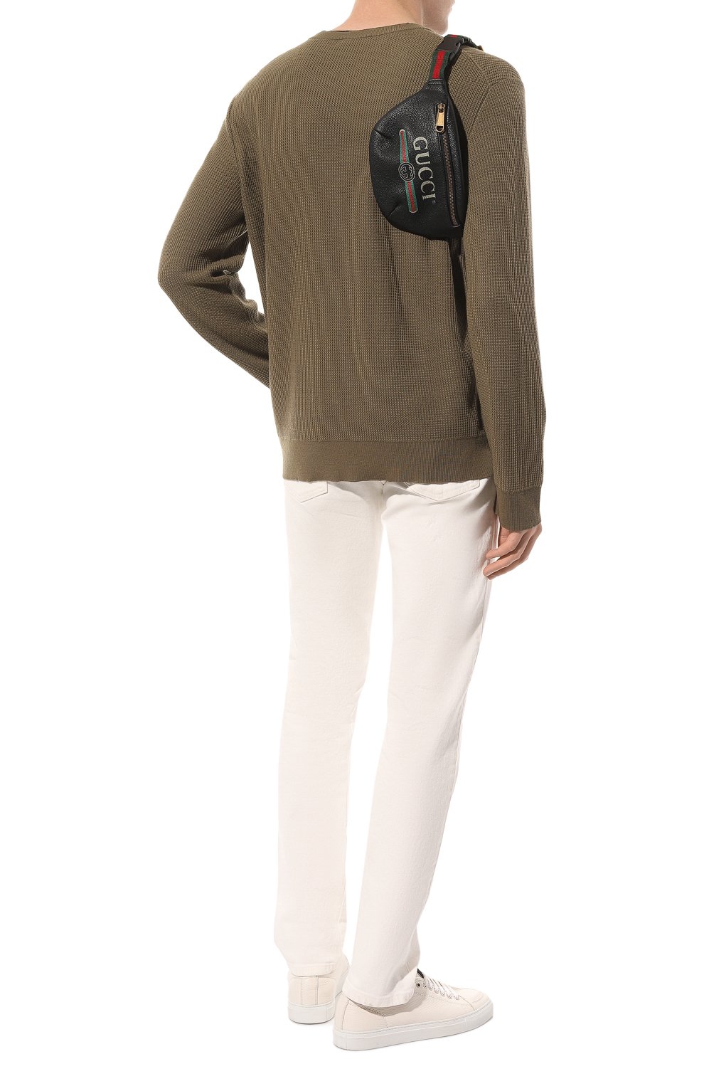 Кожаная поясная сумка gucci print small GUCCI, арт. 527792 0GCCT, фото 7