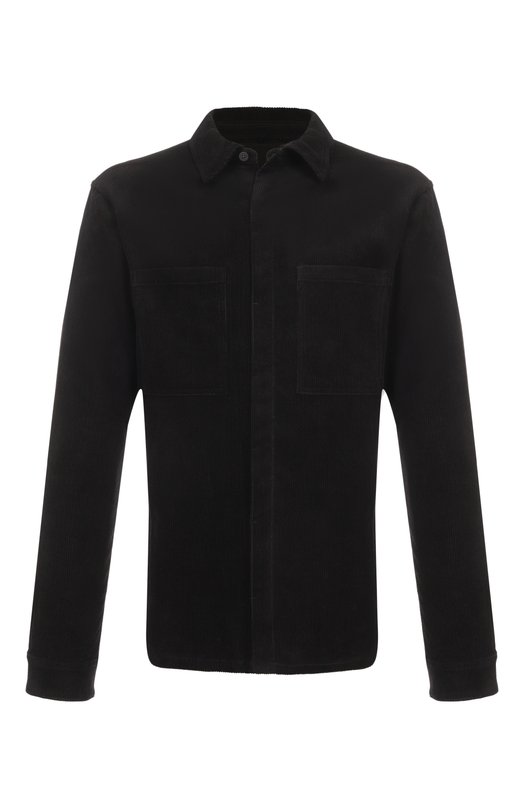 Вельветовая рубашка Rick Owens RU02E1292/MLC9 Чёрный RU02E1292/MLC9