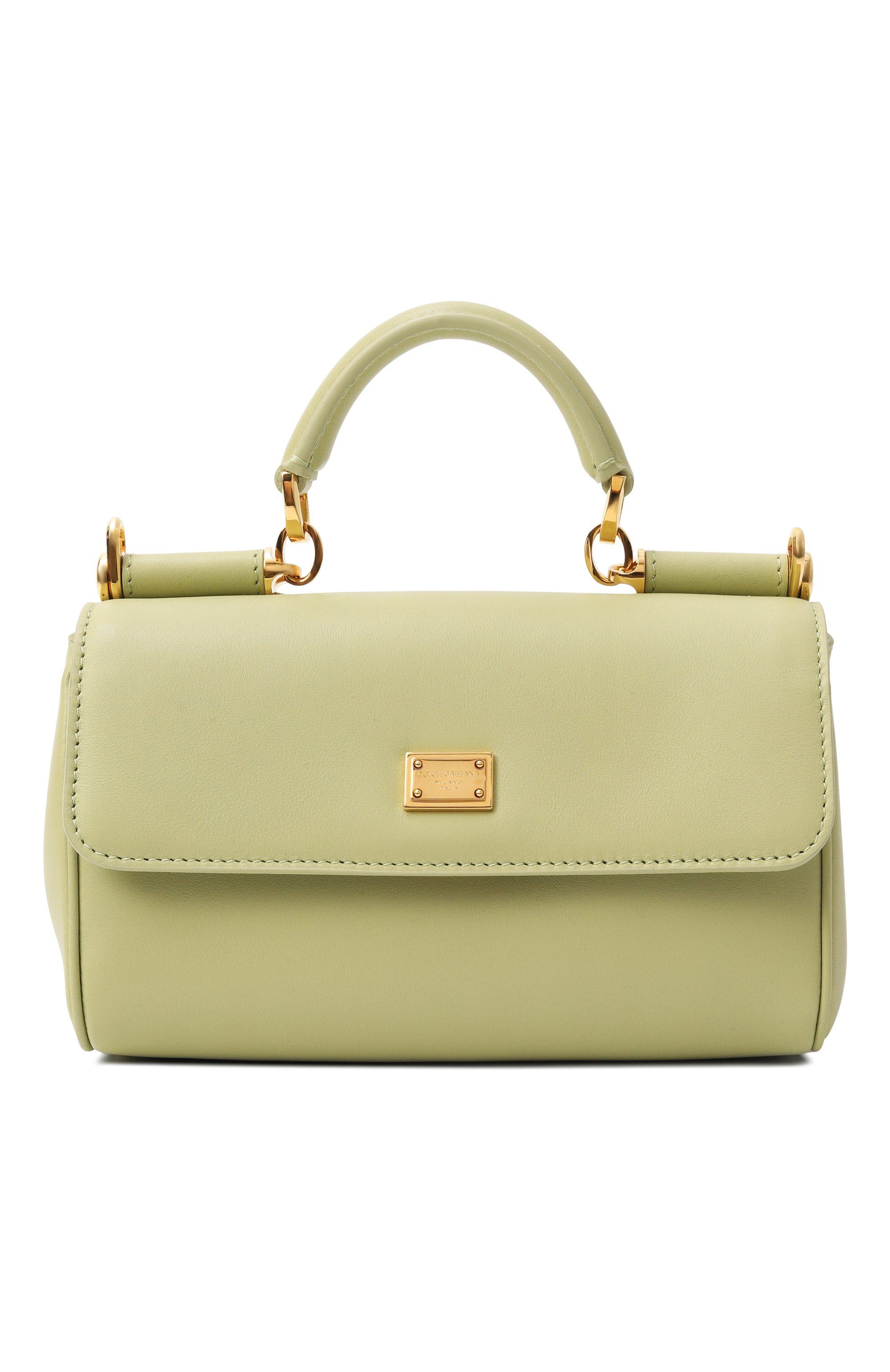 Сумка my sicily mini DOLCE & GABBANA светло-зеленого цвета по цене 192500 руб., арт. BB7864/B7321, фото 1 Сумка my sicily mini DOLCE & GABBANA, арт. BB7864/B7321, фото 1