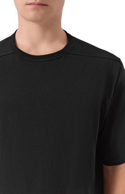 Хлопковая футболка RICK OWENS, арт. RU02E1232/JA, фото 5