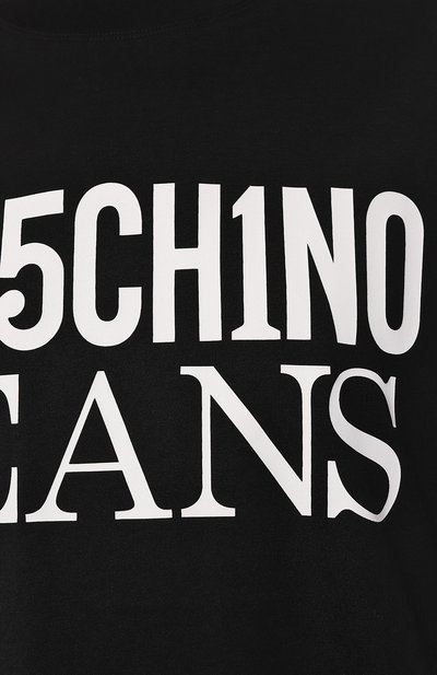 Хлопковая футболка M05CH1NO JEANS, арт. 232K2/J0707/8762, фото 5