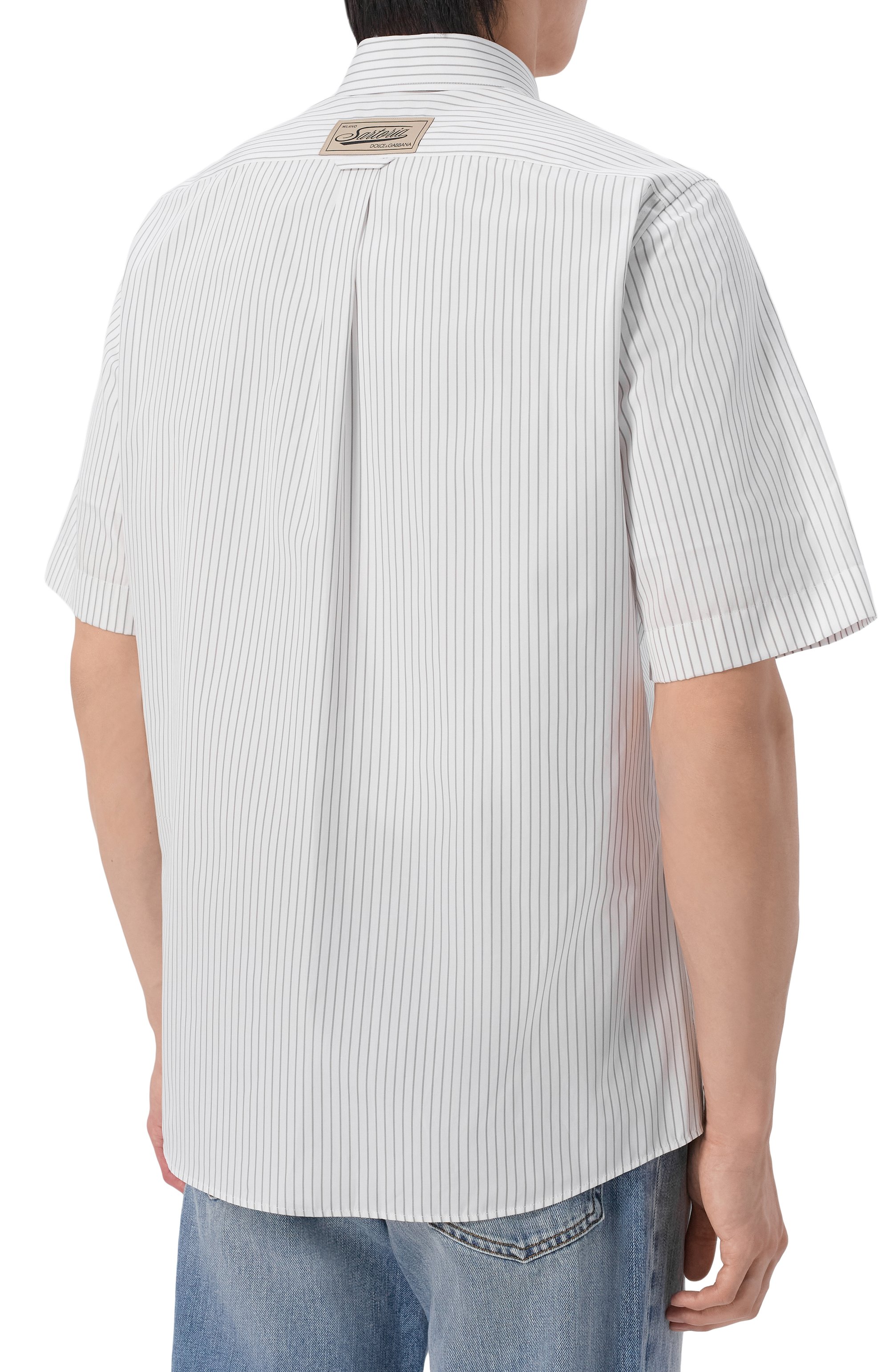 Хлопковая рубашка DOLCE & GABBANA, арт. G50C6T/FR50B, фото 4