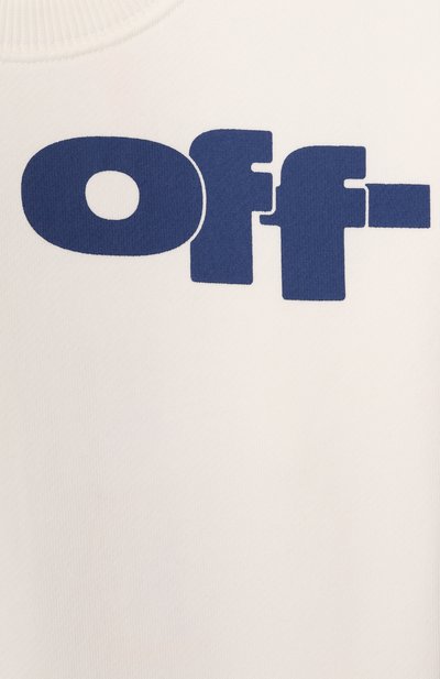 Хлопковый свитшот OFF-WHITE, арт. 0BBA001S25FLE002/4-12, фото 3