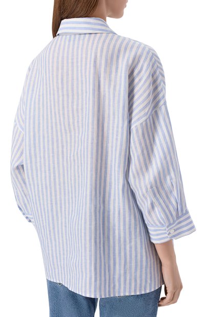 Льняная рубашка WEEKEND MAX MARA, арт. WKDPANETT0, фото 4