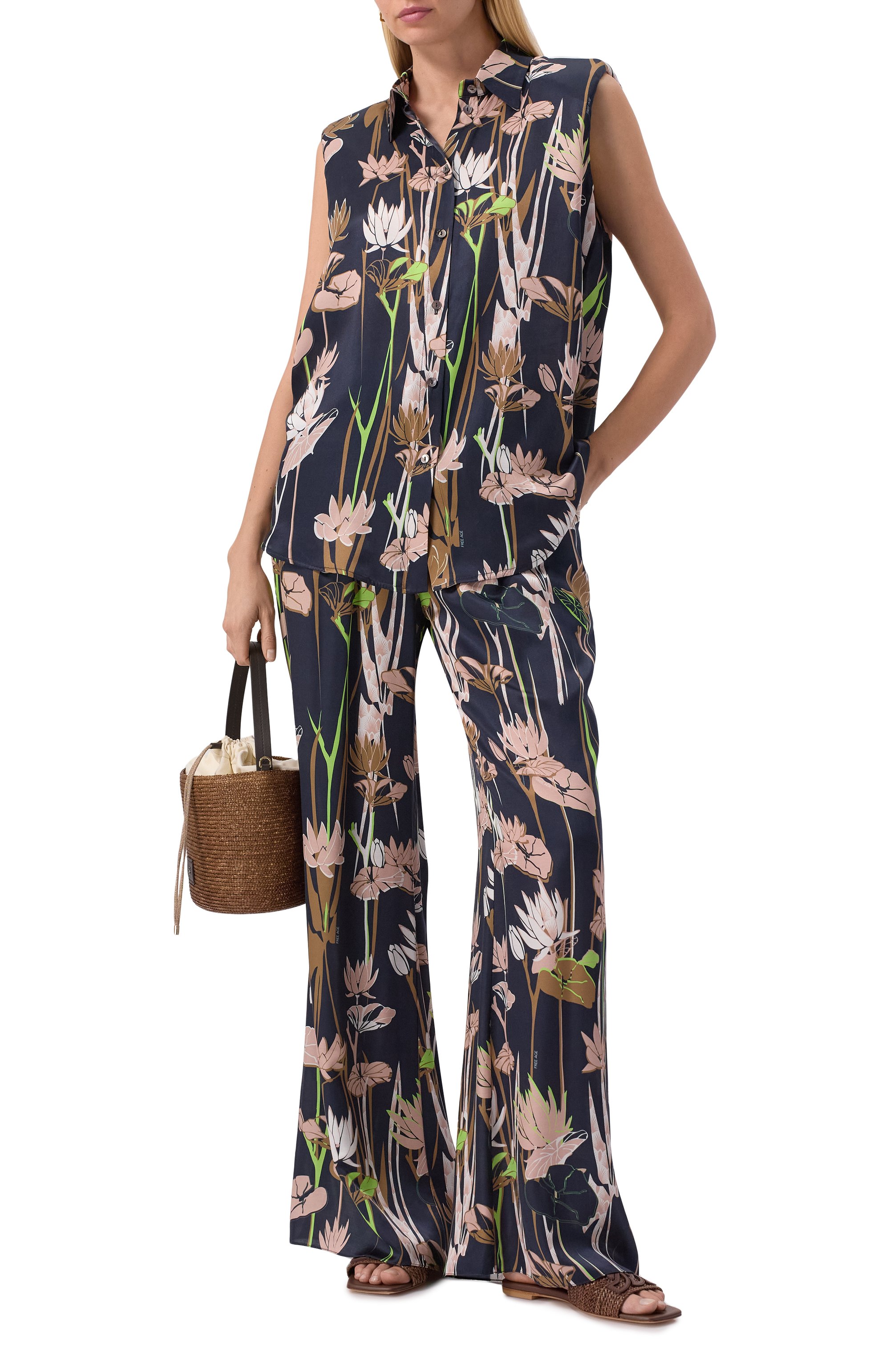 Атласная блузка FREEAGE, арт. WS25.BL017M.6001.499, фото 2