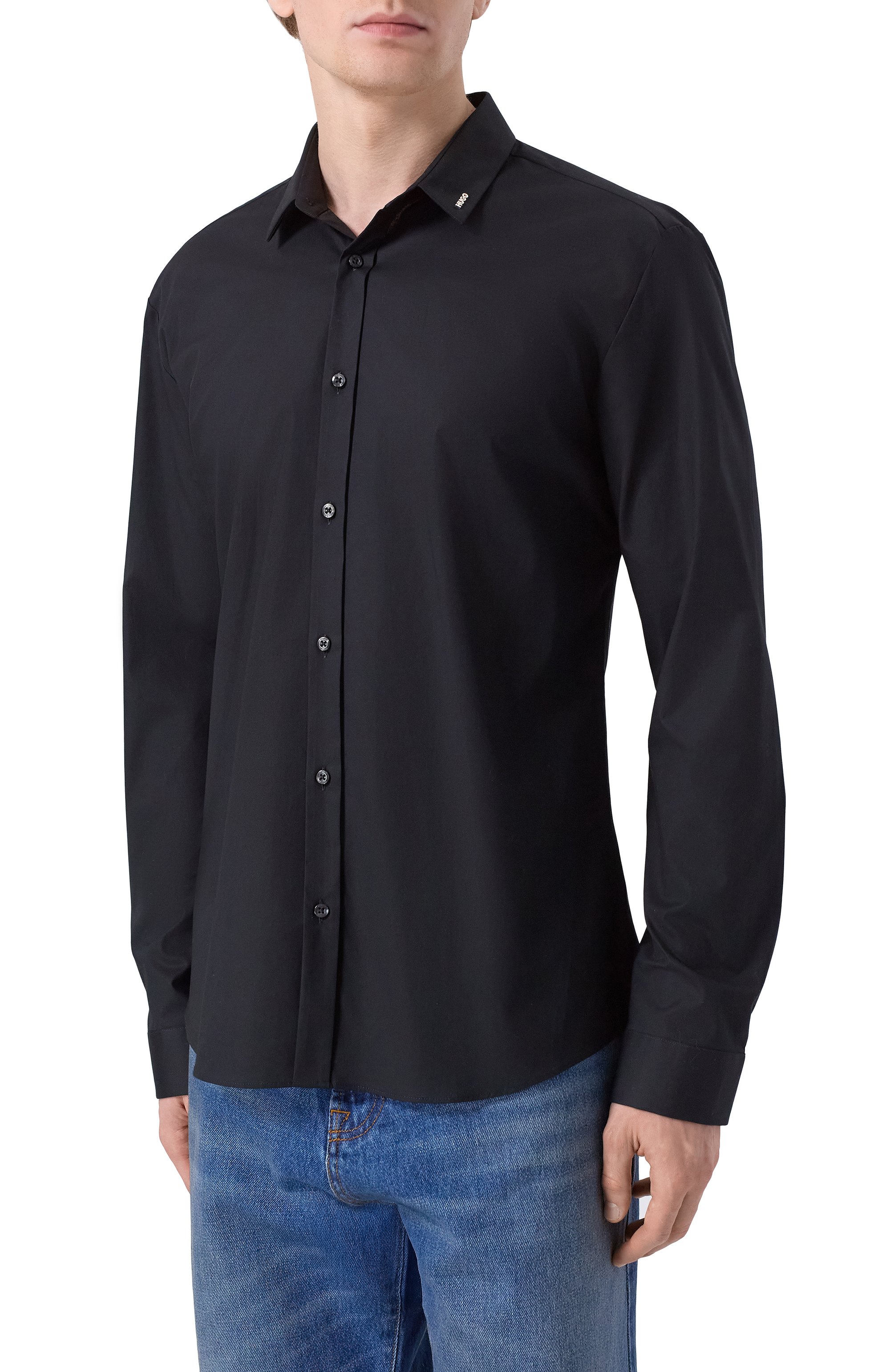 Хлопковая сорочка HUGO, арт. 50475678, фото 3