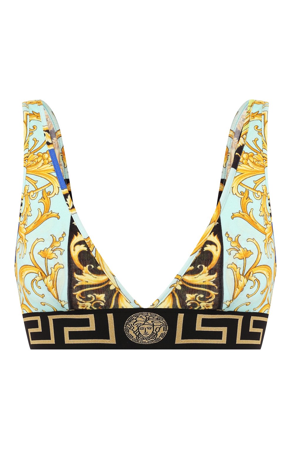 Бюстгальтер с мягкой чашкой VERSACE зеленого цвета по цене 33500 руб., арт. AUD08033/A233012, фото 1 Бюстгальтер с мягкой чашкой VERSACE, арт. AUD08033/A233012, фото 1