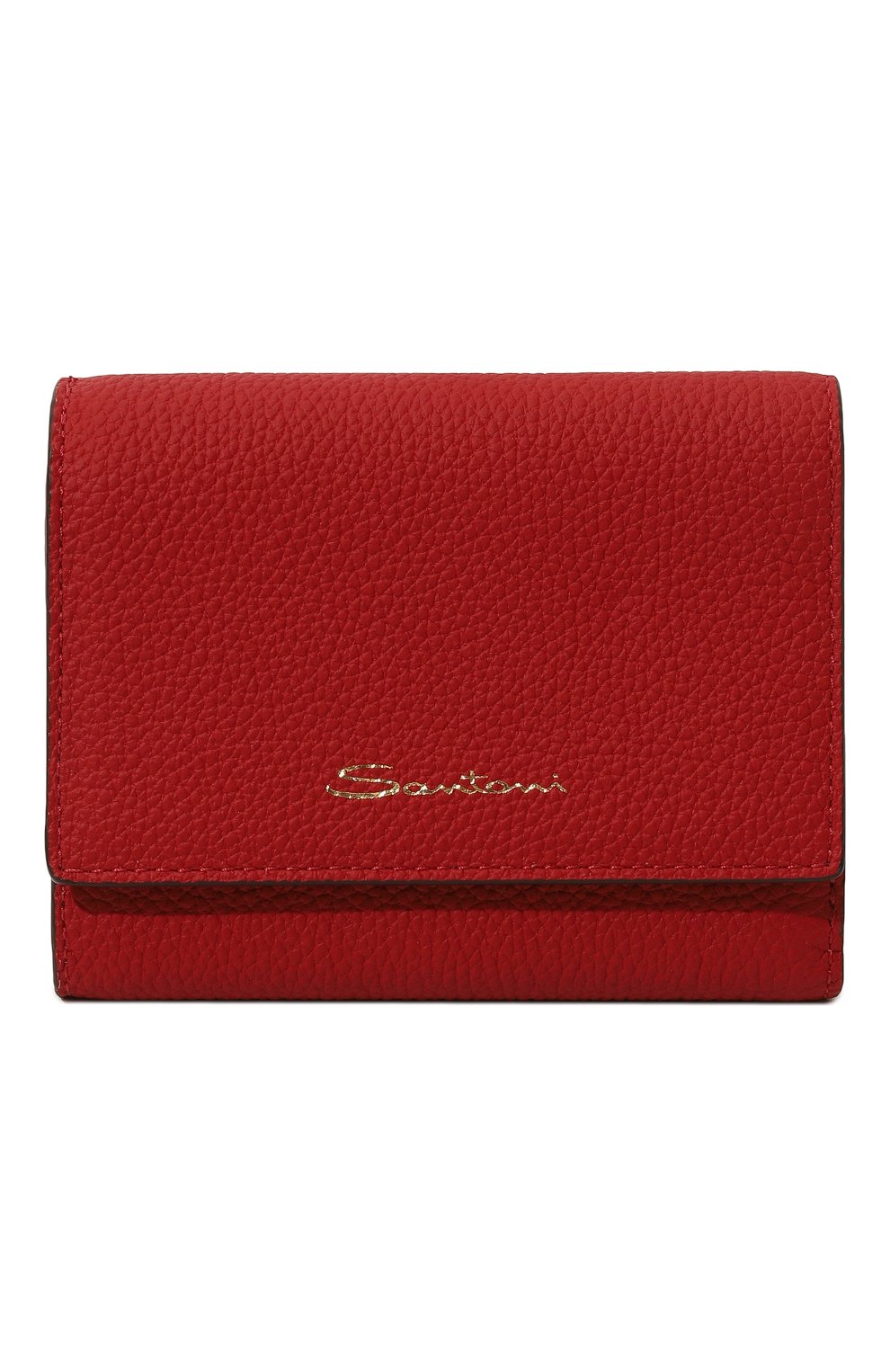 Кожаное портмоне SANTONI красного цвета по цене 41400 руб., арт. DFPGA2482F0-HT0G, фото 1 Кожаное портмоне SANTONI, арт. DFPGA2482F0-HT0G, фото 1