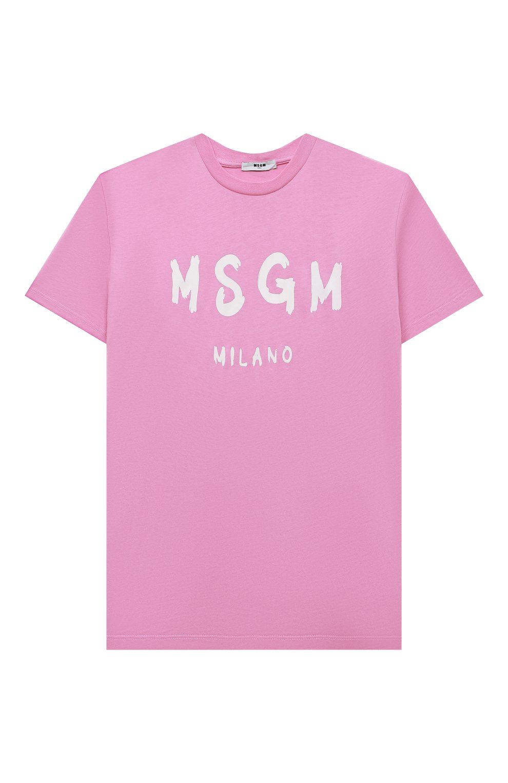 Хлопковая футболка MSGM KIDS, арт. MS029075, фото 1