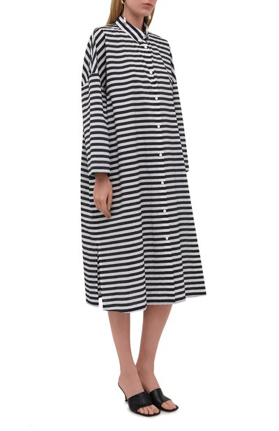 Платье WEEKEND MAX MARA черно-белого цвета по цене 33620 руб., арт. BIBO 32210318, фото 3 Платье WEEKEND MAX MARA, арт. BIBO 32210318, фото 3