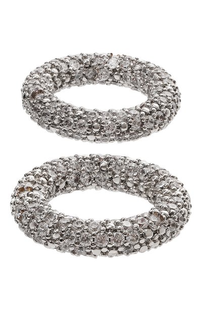 Набор из двух колец JIL SANDER серебряного цвета по цене 63900 руб., арт. J11UQ0018 J12021, фото 3 Набор из двух колец JIL SANDER, арт. J11UQ0018 J12021, фото 3