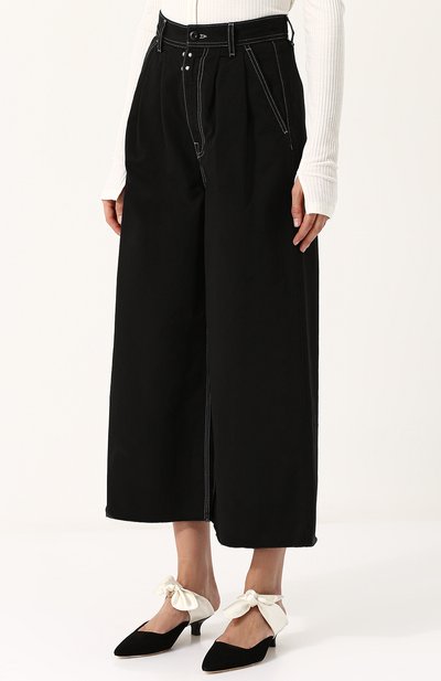 Укороченные широкие джинсы MM6, арт. S52KA0138/S48447, фото 3