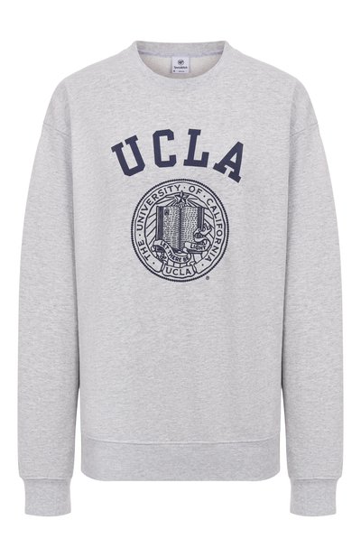 Женский хлопковый свитшот sporty &amp; rich x ucla SPORTY AND RICH, арт. ST071615639GY03