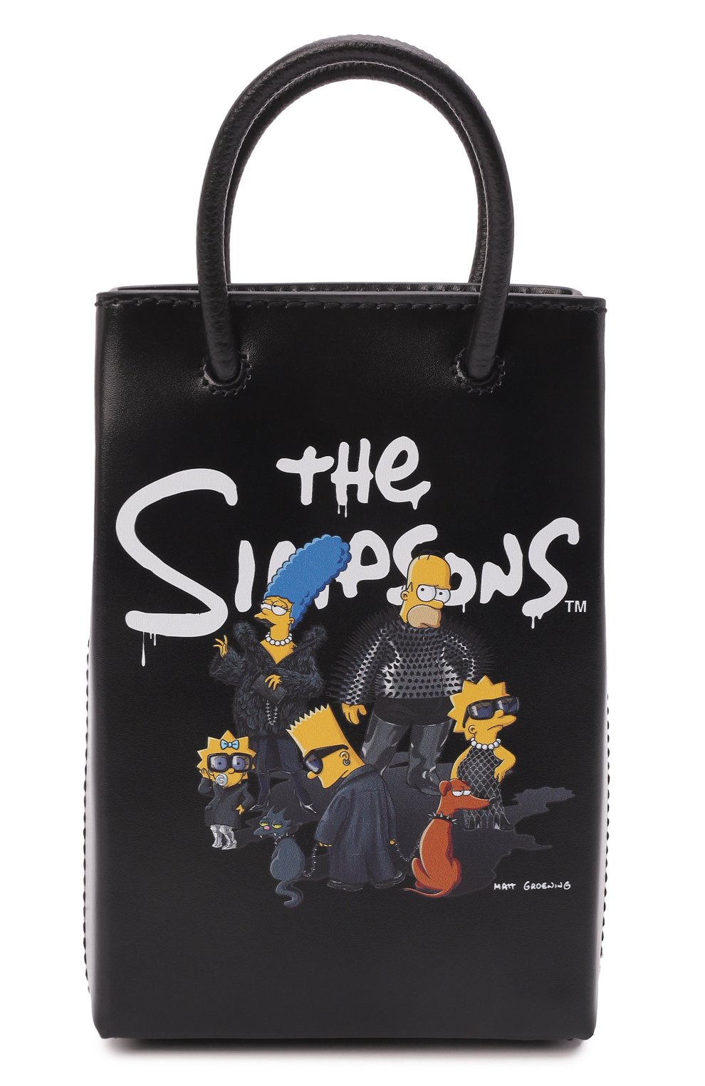 Кожаная сумка balenciaga x the simpsons BALENCIAGA, арт. 593826/23VBN, фото 1