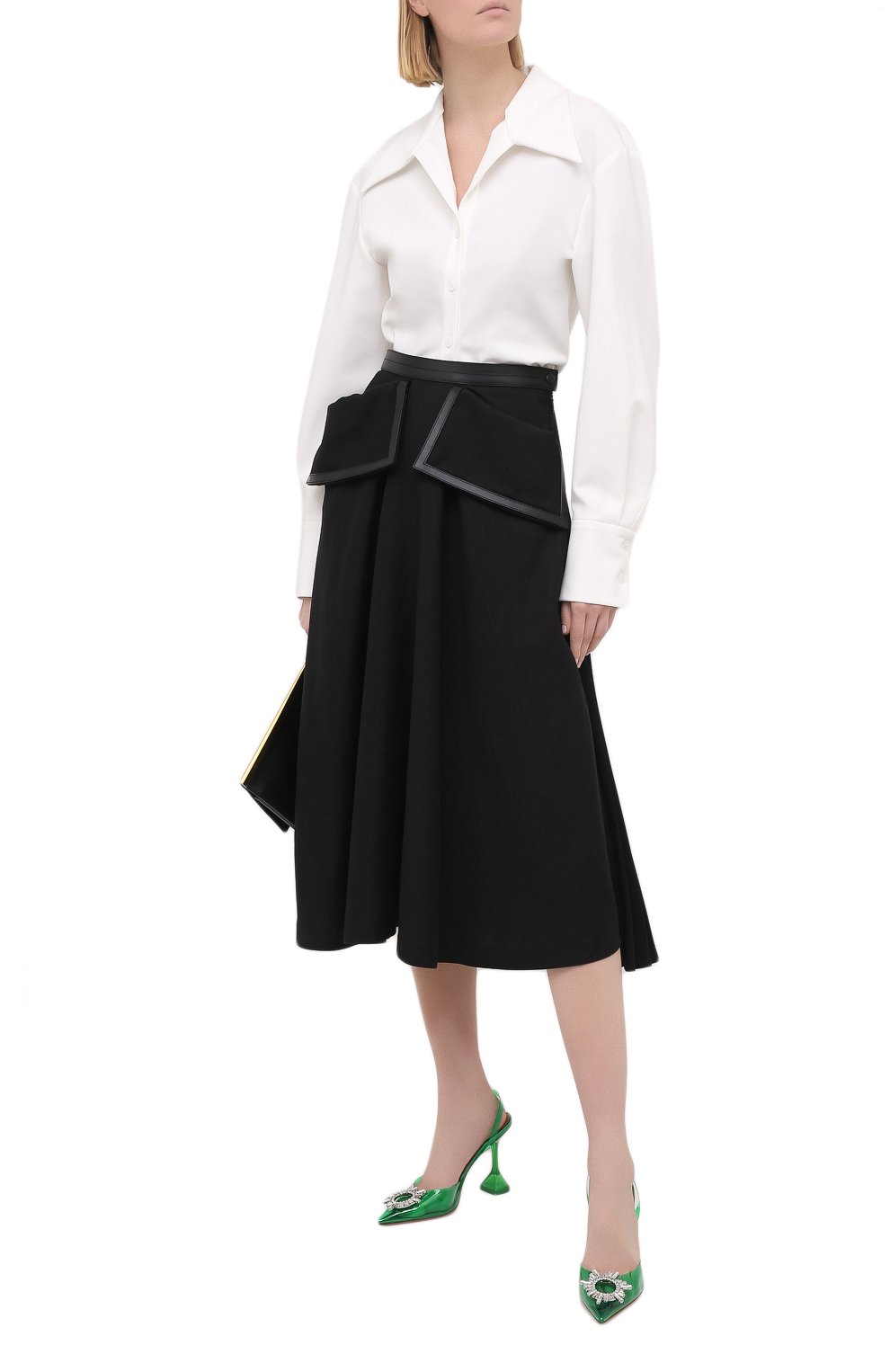 Туфли begum AMINA MUADDI, арт. BEGUMGLASS/PVC/GREEN, фото 2