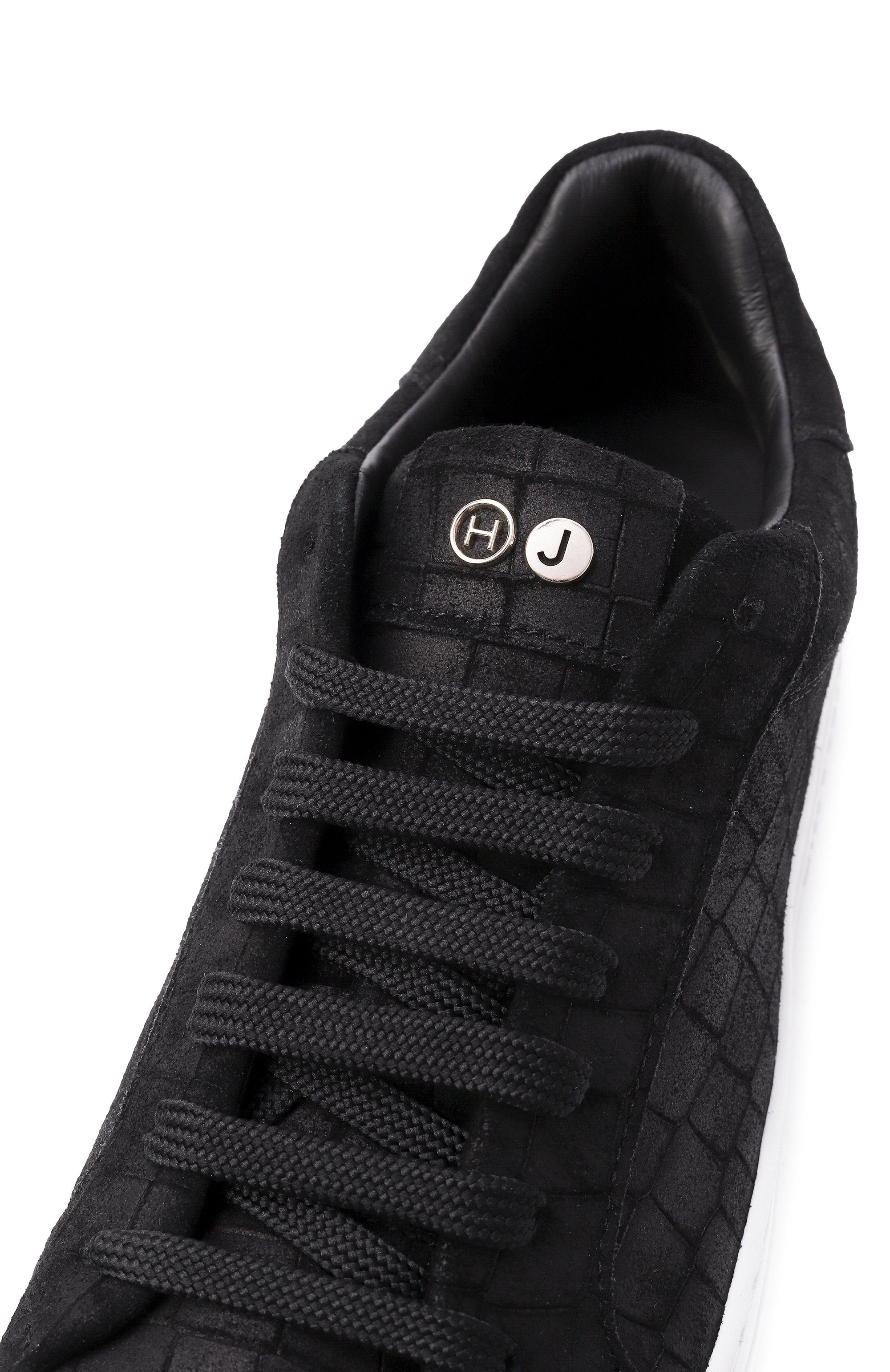 Замшевые кеды HIDE AND JACK, арт. ECR0LBLKWHT, фото 7