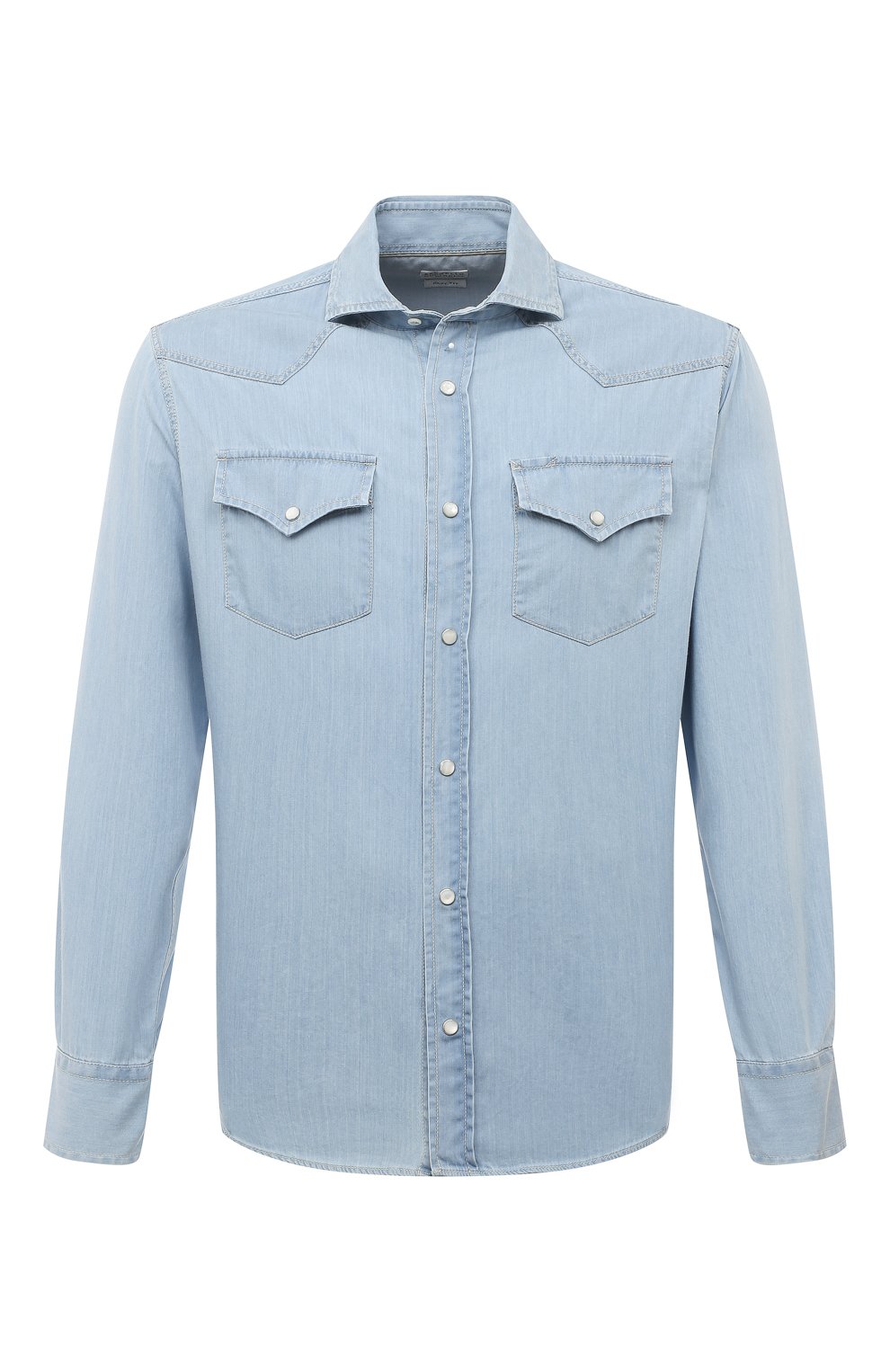 Джинсовая рубашка BRUNELLO CUCINELLI, арт. MR683B2036, фото 1