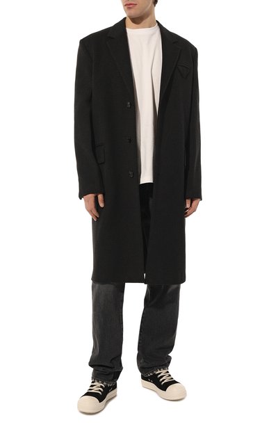 Замшевые кеды RICK OWENS, арт. RU01C4891/LVS, фото 2