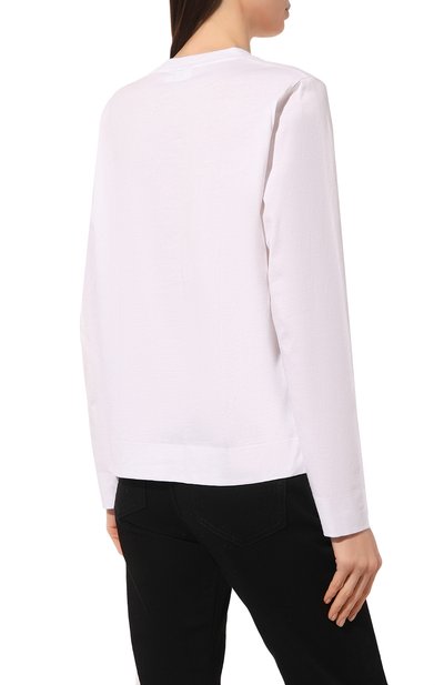 Хлопковый лонгслив GANNI, арт. T3203, фото 4