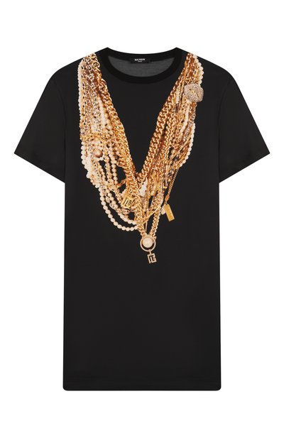 Платье из вискозы BALMAIN, арт. BX1E01