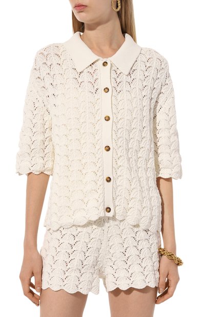 Хлопковый кардиган LOULOU DE SAISON, арт. ADRIA, фото 3