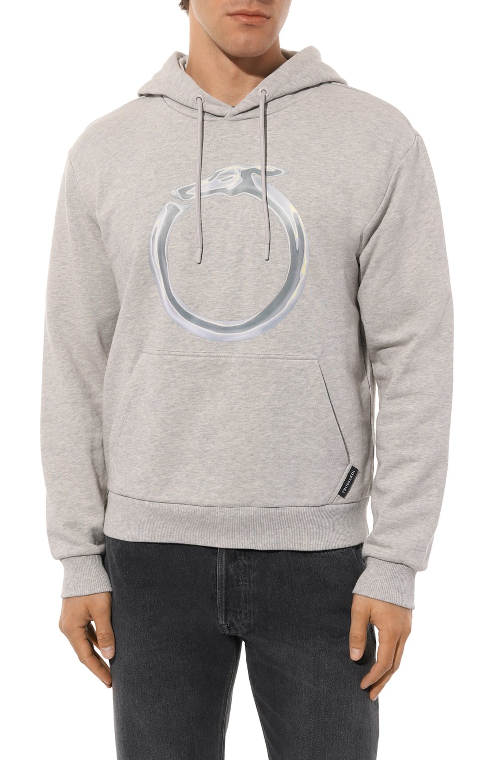 Хлопковое худи TRUSSARDI, арт. 52F00317-1T006317, фото 3