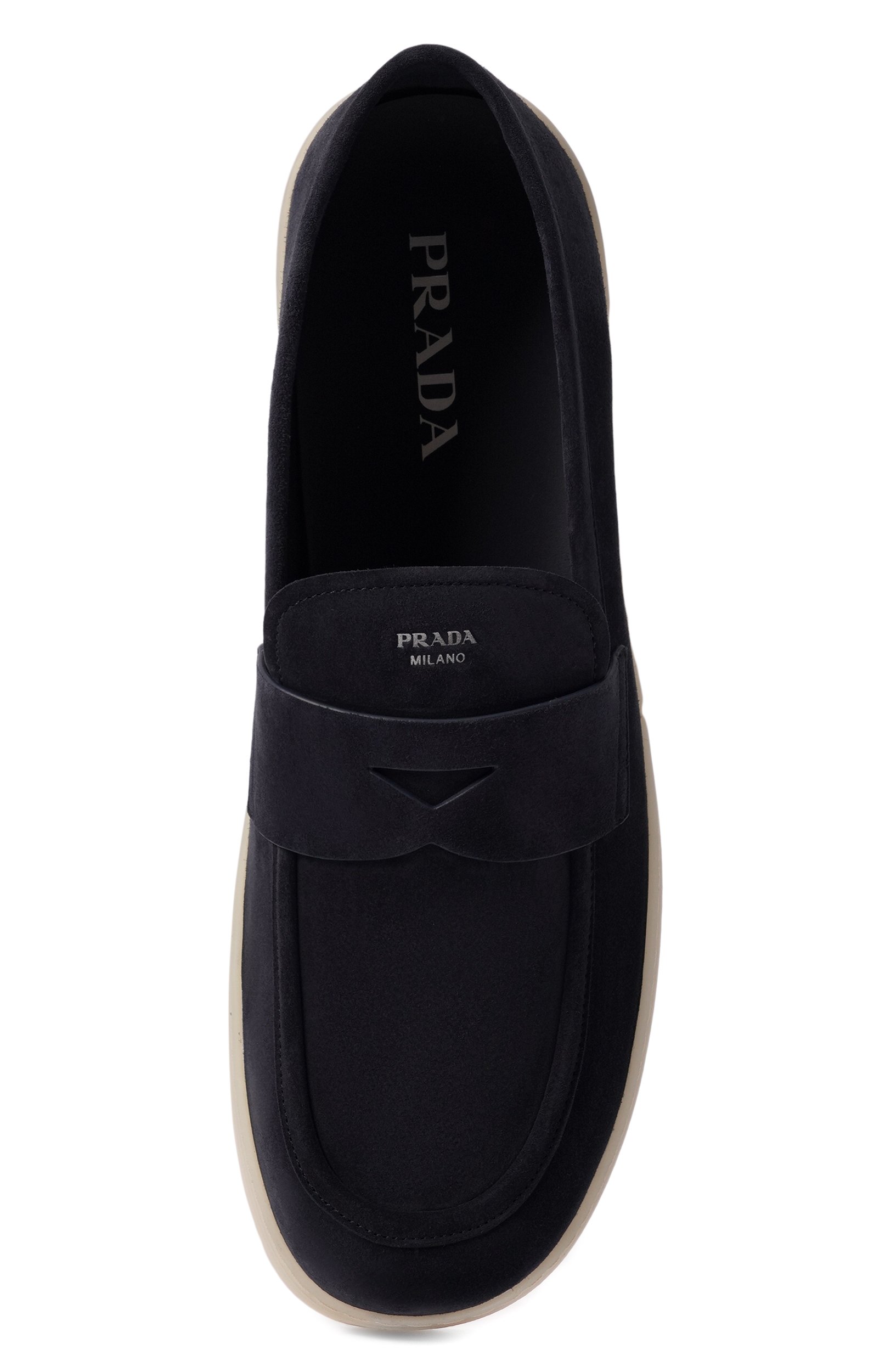 Замшевые лоферы PRADA, арт. 2DG166F/G000103, фото 5