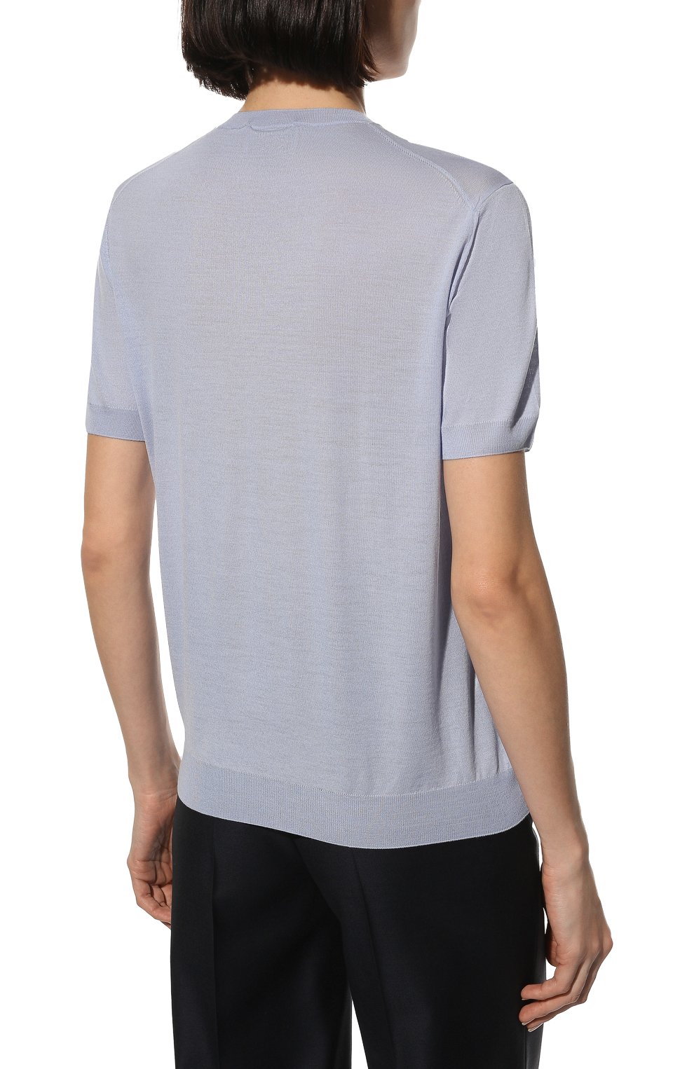 Шерстяной пуловер PRADA, арт. P24V22-J2N-F0012-162, фото 4