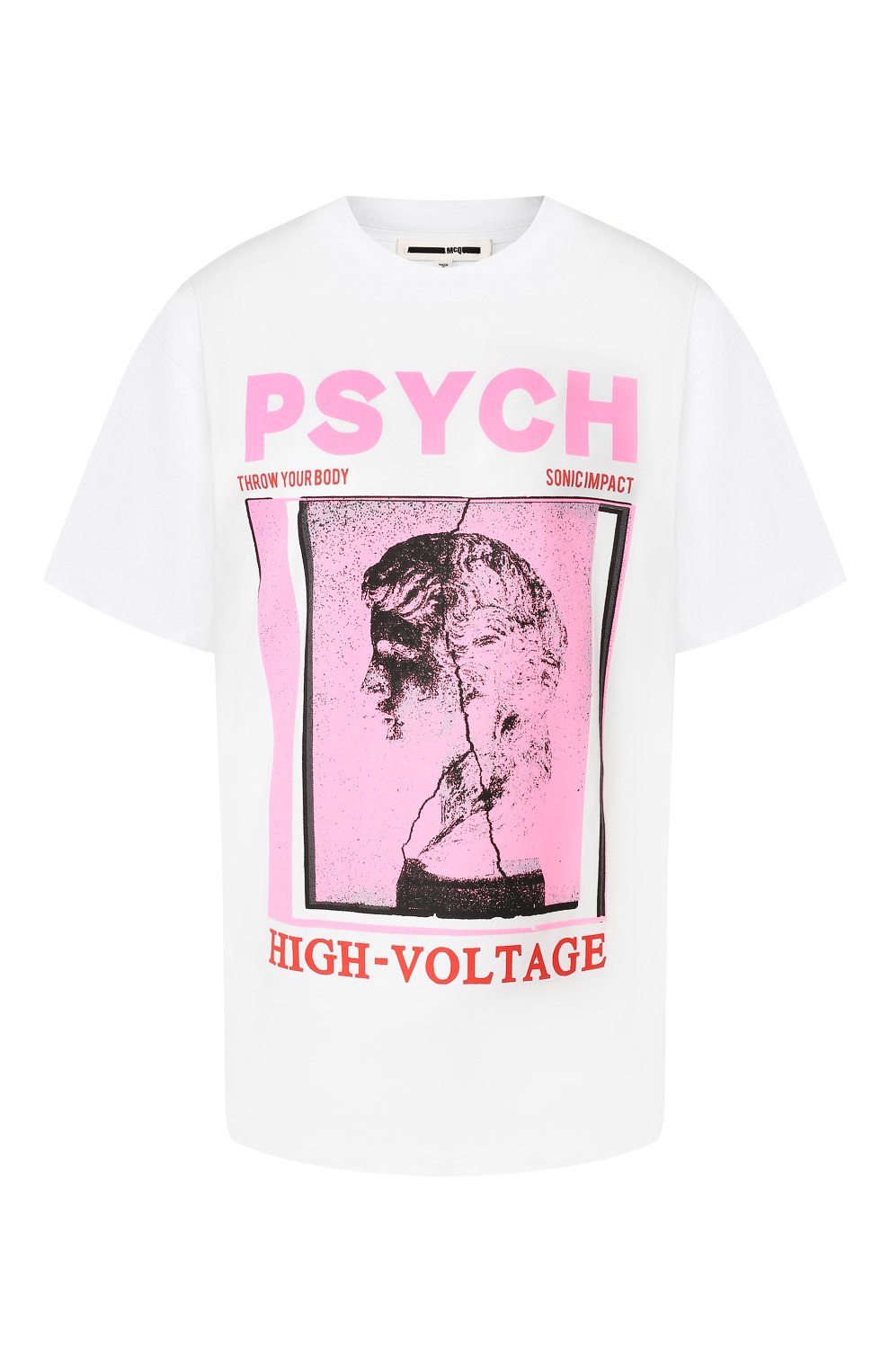 Хлопковая футболка MCQ SWALLOW, арт. 583305/R0T10, фото 1