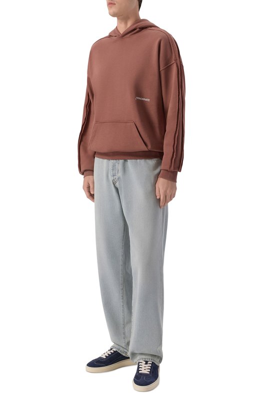 Хлопковое худи HINNOMINATE HMABM01568 Коричневый  HMABM01568 Фото 2