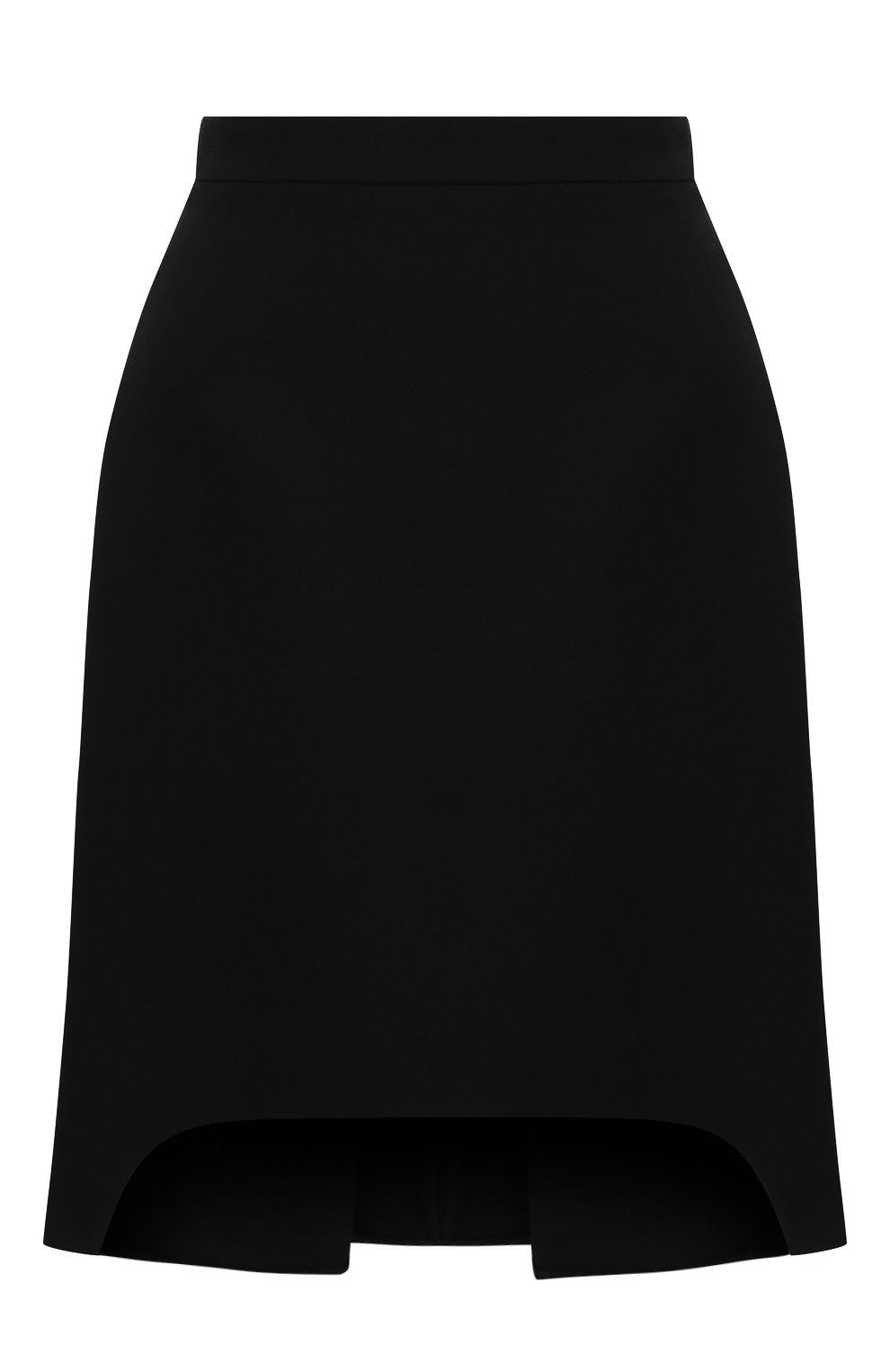Юбка из шерсти и шелка ALEXANDER MCQUEEN черного цвета по цене 107000 руб., арт. 639987/QJAAA, фото 1 Юбка из шерсти и шелка ALEXANDER MCQUEEN, арт. 639987/QJAAA, фото 1