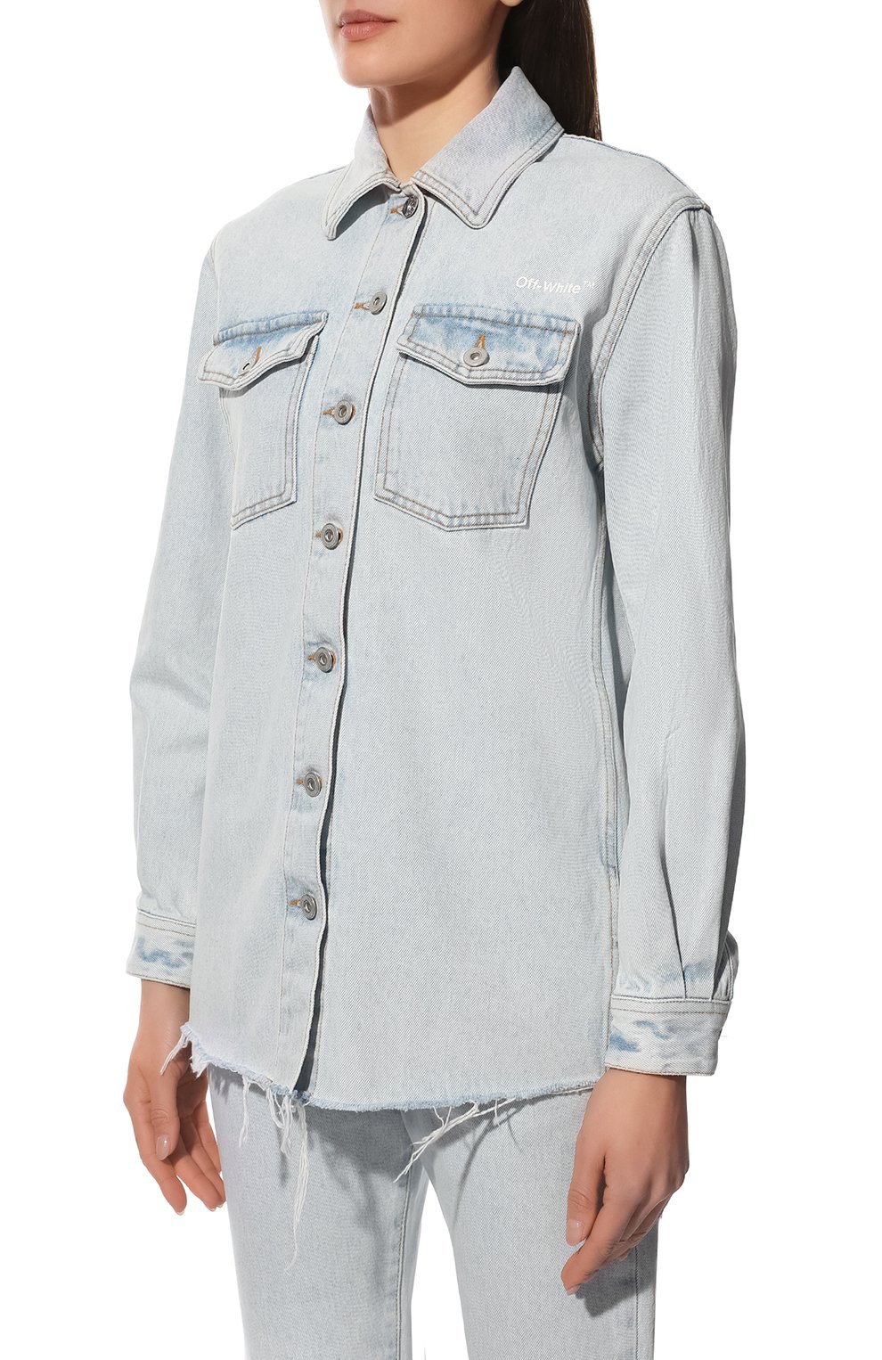 Джинсовая рубашка OFF-WHITE, арт. 0WYD010C99DEN001, фото 3