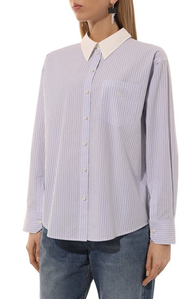 Хлопковая рубашка ACNE STUDIOS, арт. FN-WN-BL0U001031, фото 3
